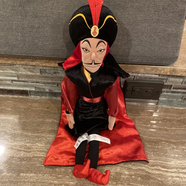 DISNEY STORE ALADDIN Villain Jafar Plush Stuffed Toy Doll £13.37 ...