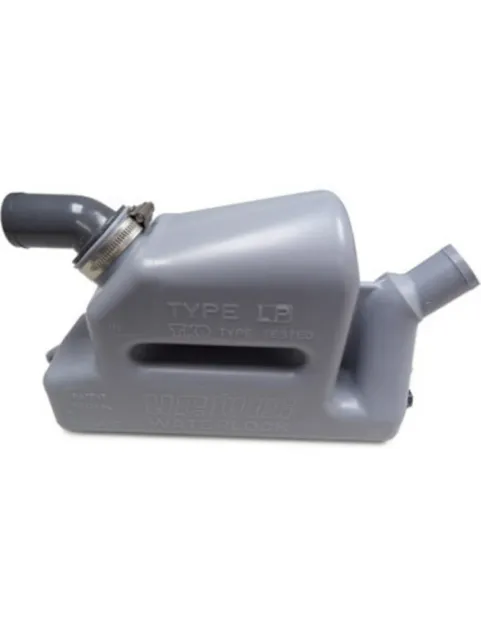 Vetus WLOCKL40R Plastic Waterlock Muffler 1 9/16 in. Hose Connection