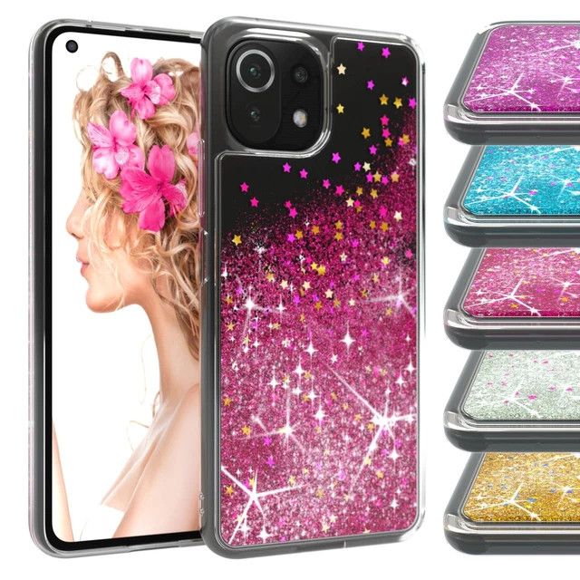 EAZY CASE Xiaomi Mi 11 Lite / 5G / 5G NE Glitzer Hülle Handyhülle Tasche Etui