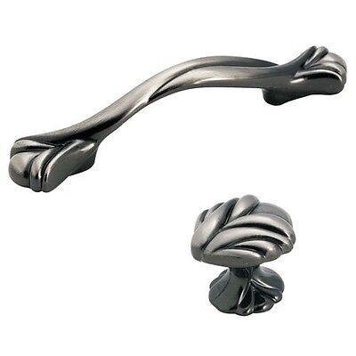 Amerock Expressions Delicate Pewter Cabinet Hardware Handles, Pulls & Knobs