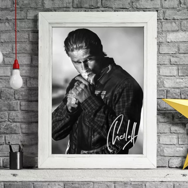 SONS OF ANARCHY Charlie Hunnam Poster Picture Print Sizes A5 - A0 *FREE DELIVERY