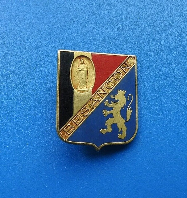 Insigne Boutonnière Religieux Original - Sacré-Cœur De Jésus émail (France, 1919-1930)