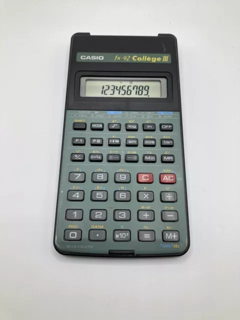 CASIO FX 92 COLLEGE - Calculatrices/Calculatrices scientifiques 