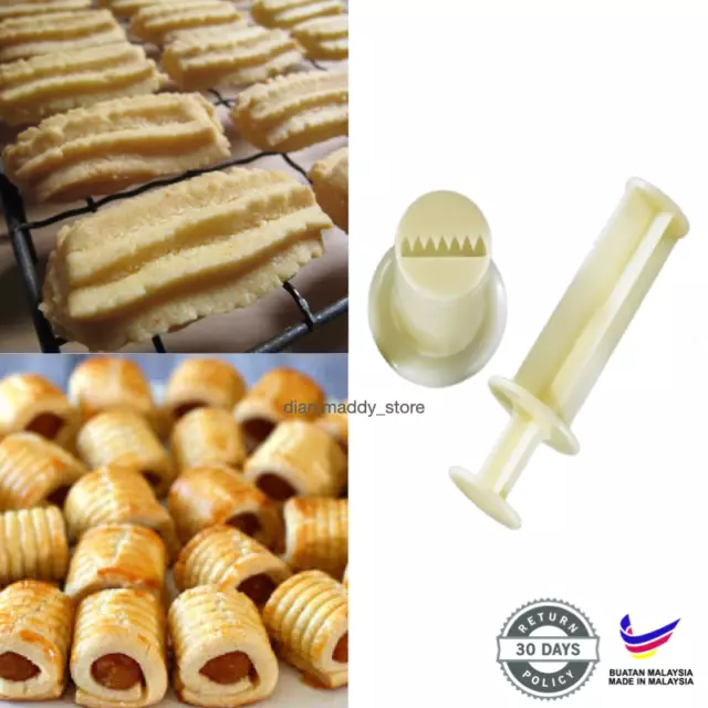 Pineapple Jam Tart Nastar Semperit Plunger Presser Cookies Biscuits Tool Mold