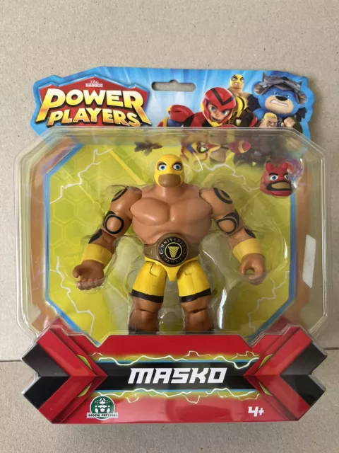 PLAYMATES TOYS POWER Players Masko Zeg Hero 5'' Action Figure Wreslter Kid  Toy £9.59 - PicClick UK