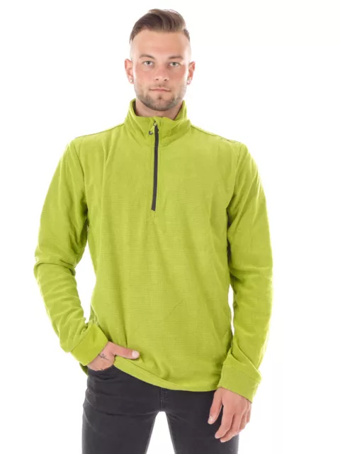 CMP Fleecepullover Pulli MAN SWEAT grün atmungsaktiv elastisch