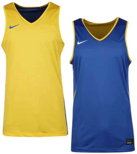 NIKE Reversible Trikot Herren Tanktop Wende-Shirt NT0203-719 Gelb/Blau