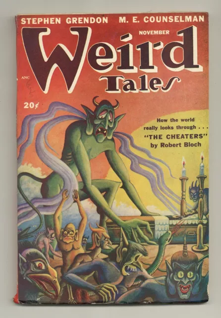 Weird Tales Pulp 1st Series Nov 1947 Vol. 40 #1 VG 4.0