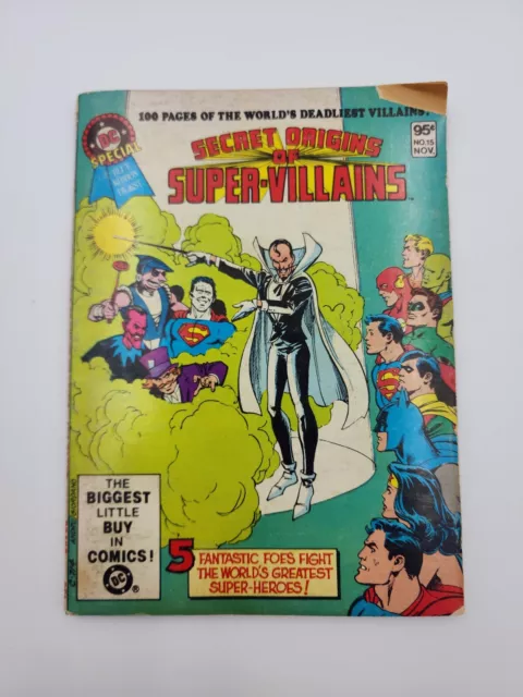 DC Special Blue Ribbon Digest Volume 2 #15 Secret Origins Supervillains Mid-Low