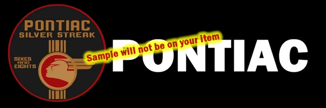 Pontiac 'E' Cars Sales Service Stickers Signs Fridge Magnets Decals