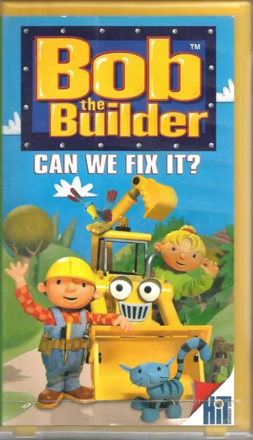 BOB THE BUILDER - Can We Fix It? VHS 2001 4 Episodes Work Solve ...