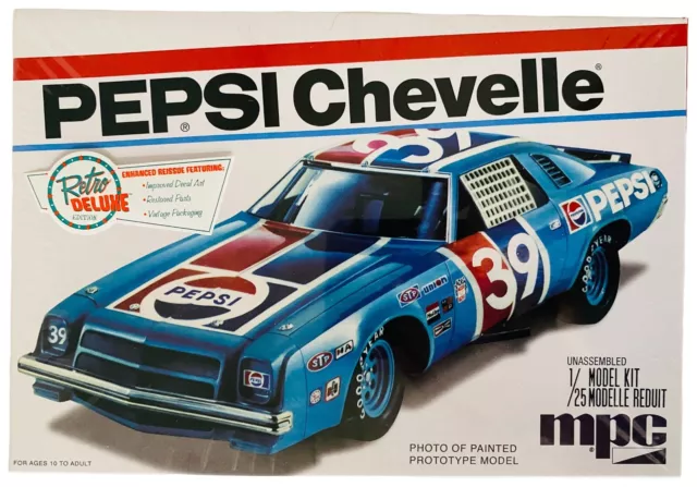 MPC Pepsi Chevelle 1:25 Model Kit NEW SEALED MPC808/12 Chevy Chevrolet 2014