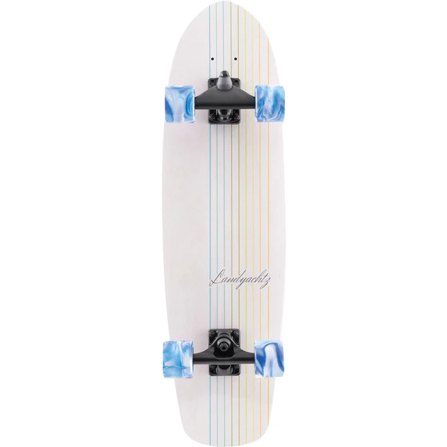 Landyachtz Butter White Lines Skateboard Complete-9X31.2