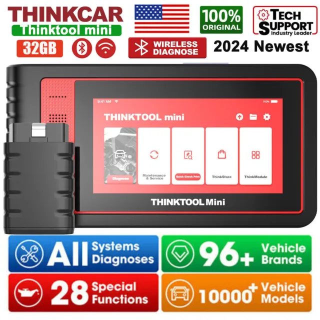 THINKTOOL Mini OBD2 Scanner All System IMMO Auto Diagnostic Tool Code Reader