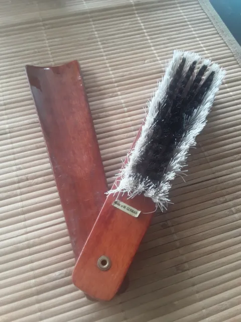 Vintage West German Clothes Brush and Shoe Horn