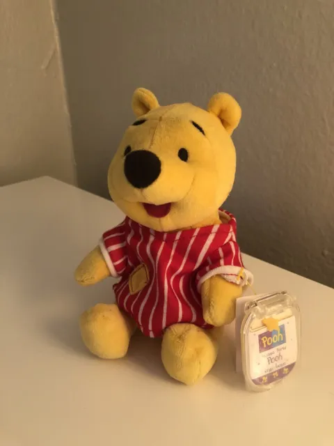Vintage Disney Pajama Party Pooh - Winnie The Pooh Star Bean Plush