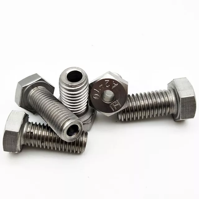 304 Stainless Steel Hex Head Bolts Hollow Screw M4 M5 M6 M8 M10 M12 M14 M16 M20