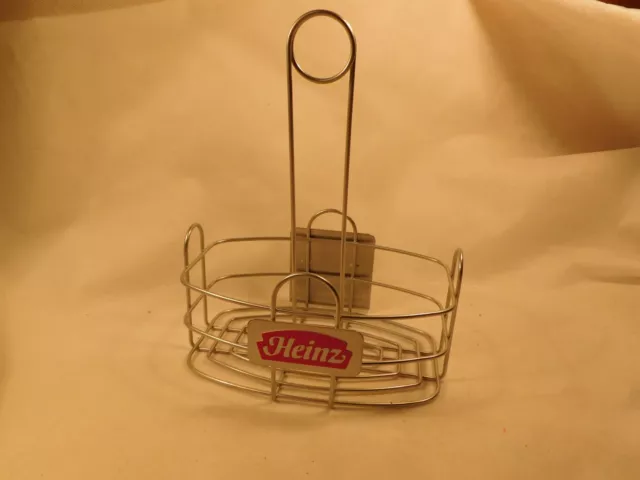 Heinz Restaurant Wire Basket Condiment Caddy Menu Holder