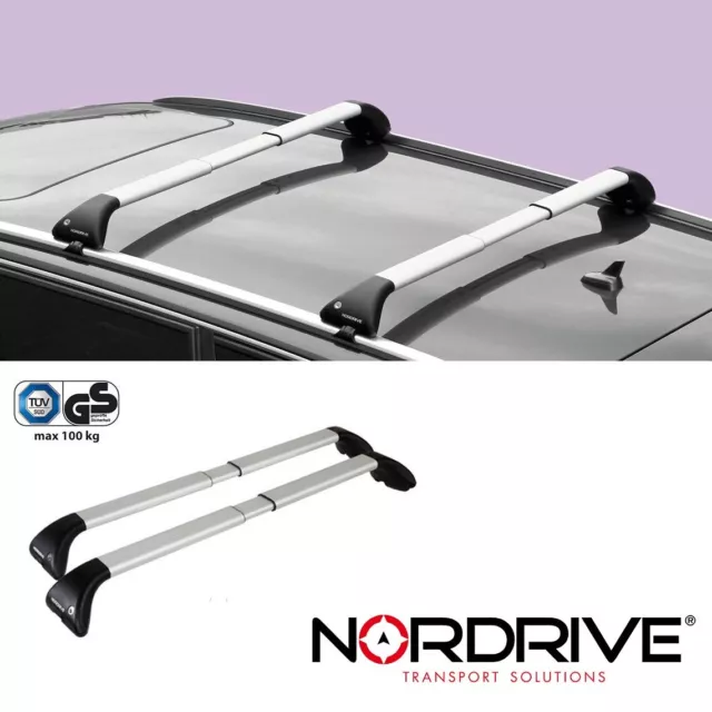 NORDRIVE SNAP ALU Dachträger für CITROEN GRAND C4 SPACETOURER Gesch. Reling  18+