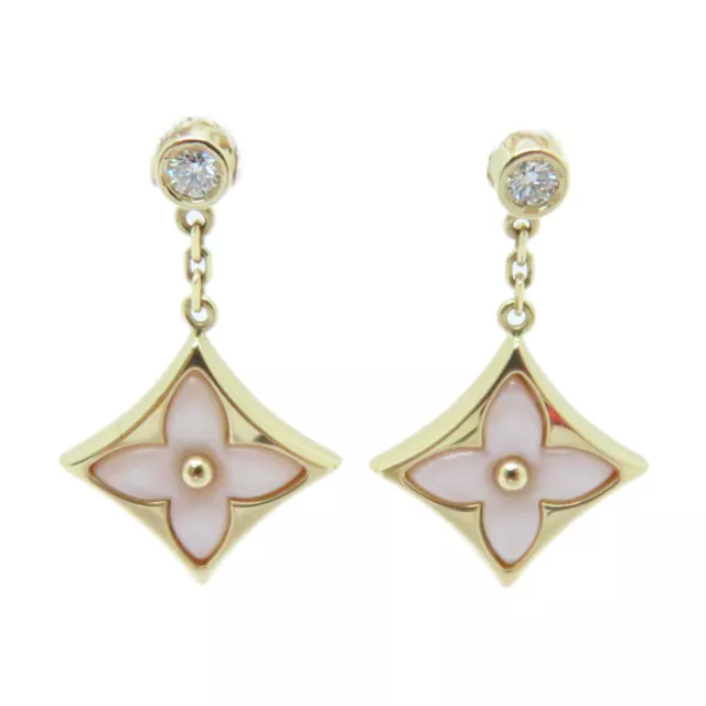 LOUIS VUITTON Earrings accessories Bookle d'Oreille Louise LV circle gold  NEW