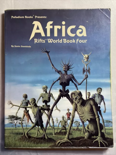 Rifts RPG World Book 4 Africa, Palladium Books by Kevin Siembieda