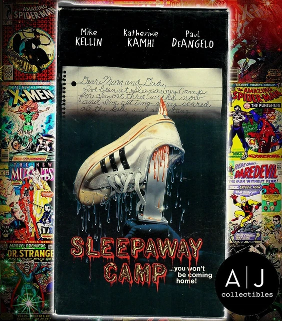 SLEEPAWAY CAMP VHS Video Tape 1983 Horror Slasher 2000 Release Rare