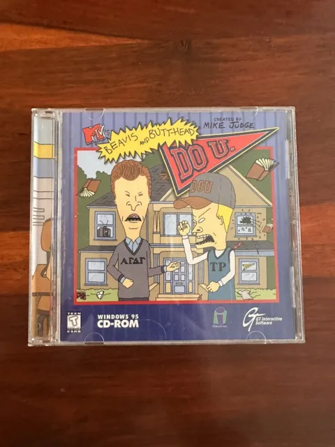 Beavis And Butthead Do U - PC 1998 MTV CD ROM WINDOWS - Puzzle Game