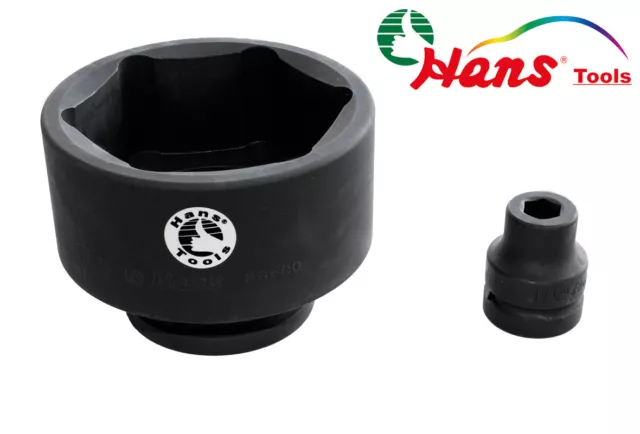 HANS TOOLS 1" Kraft Einsätze 17 - 115 mm auch Sondergrößen Schlagschraubernuss