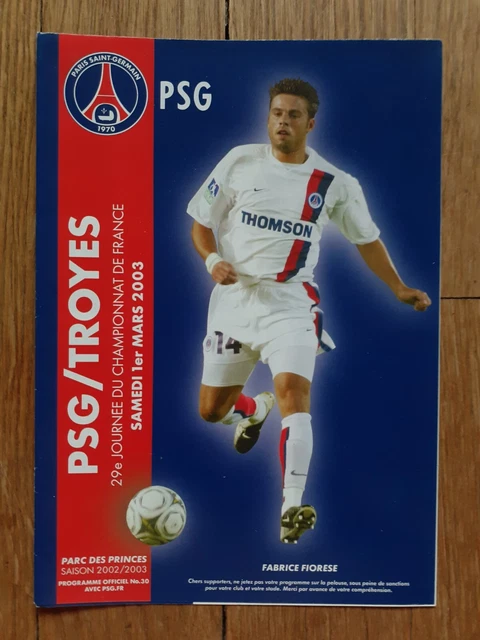 Programme Match PSG / Montpellier – Saison 2011/2012 – N°12 Du 11 Mars 2011
