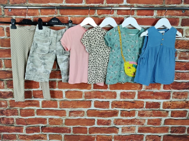 PACCHETTO RAGAZZE ETÀ 2-3 ANNI NEXT ZARA ecc TOP T-SHIRT PANTALONI SET LEGGINGS 98CM