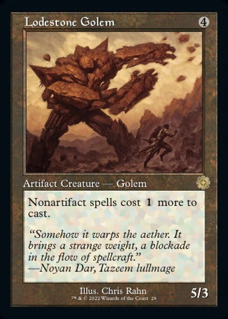 2x Lodestone Golem - Retro Frame The Brother's War Retro Artifacts NM MTG