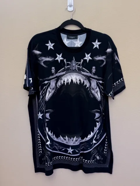 Givenchy Shark & Mermaid Print Oversized XS T-shirt
