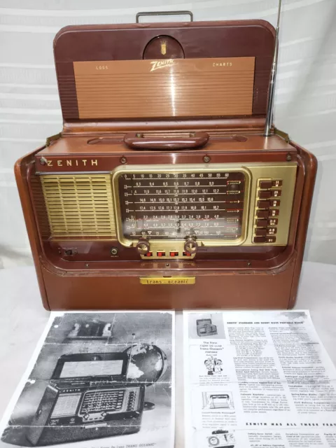 Zenith Trans-Oceanic Short Wave Radio Y600