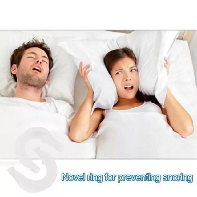 2Pcs Quiet Stop Snoring Guard Anti Snore Night Sleep Apnea MouthPiece Grind  Sh