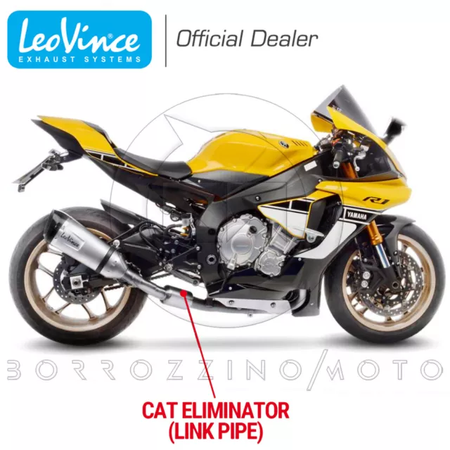 Tubo Collettore Elimina Catalizzatore Leovince Yamaha Yzf-R1/M 1000 2015-2016