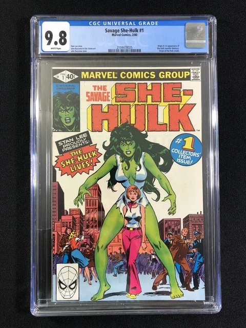CGC 9.8 Savage She-Hulk #1 Marvel Comics 1980 1st App & Origin of She-Hulk WP
