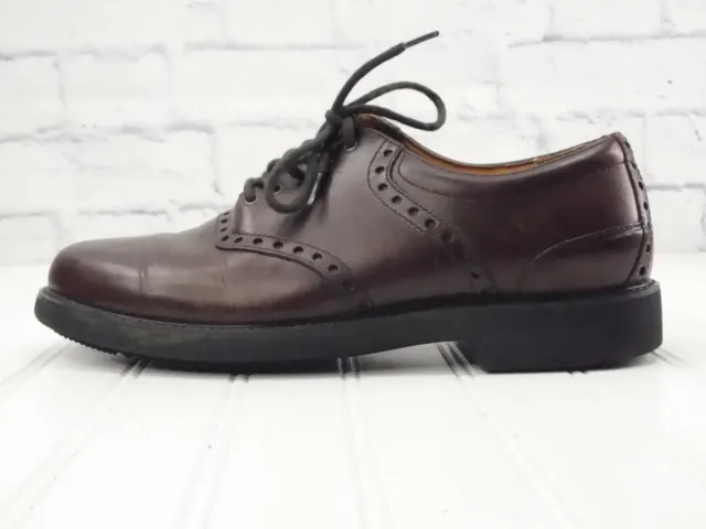 ROCKPORT MEN'S BROWN 1/4 Brogue Dress Shoes M4581 US 10.5 M EU 44.5 UK ...
