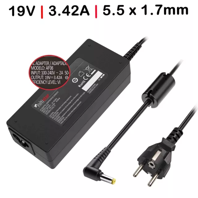 Chargeur Pour Ordinateur Portable Packard Bell/ Emachines/ Acer 19V 3,42A 65W