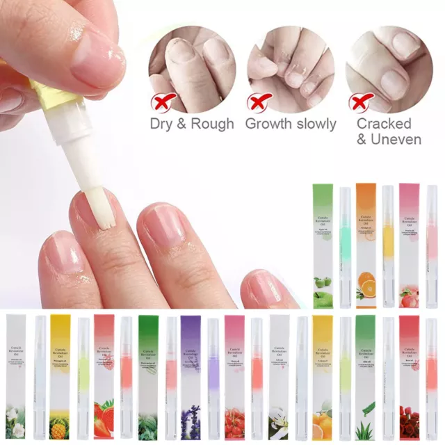 Nail Cuticle Oil13Pieces Of Cuticle Oil Pen For Nail Growth For Thin Nails And