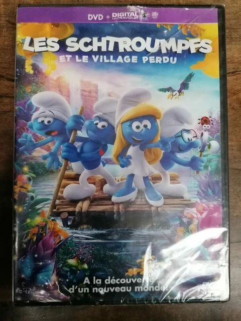 Coffret Boîte De Rangement Les Schtroumpfs - Le Village Perdu + 22 Micro-popz PEYO, Neuf