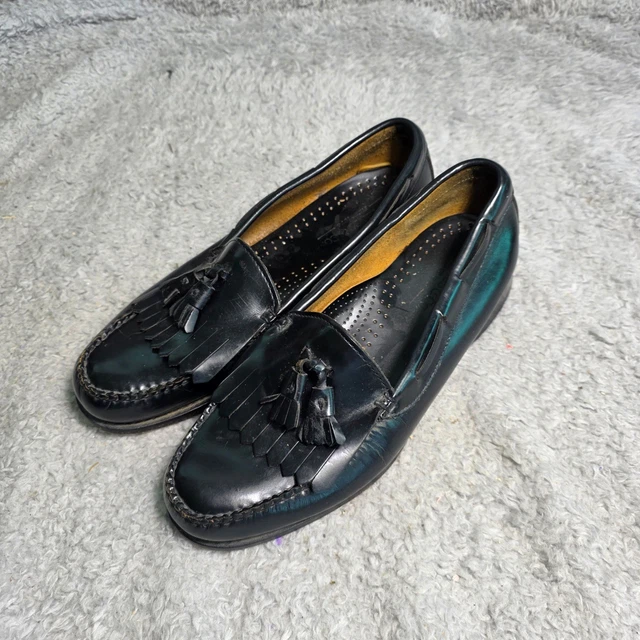 GH BASS & Co WEEJUNS Layton Loafers Mens 9 D Tassel Kiltie  display picture 1