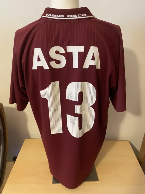 Maglia Calcio Torino Tonino Asta Match Iussed Worn Jersey Trikot Maillot COA