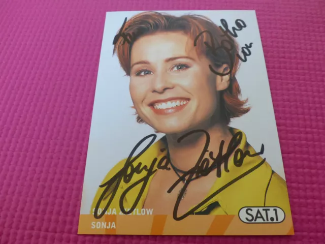 SONJA ZIETLOW Autogramm signiert auf 10x15 cm SONJA Autogrammkarte