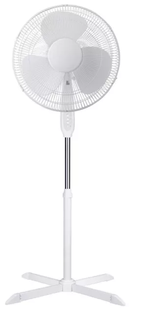 Nordic 40cm Pedestal Fan Adjustable Tilt Head Oscillating 3 Speed