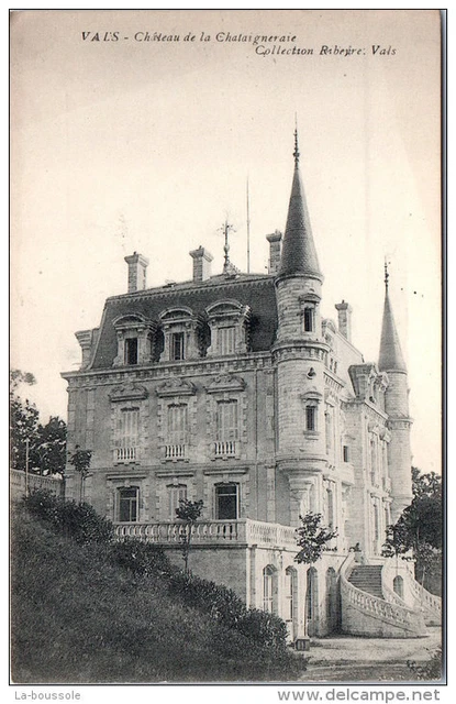 07 VALS LES BAINS - chateau de la chataigneraie ---