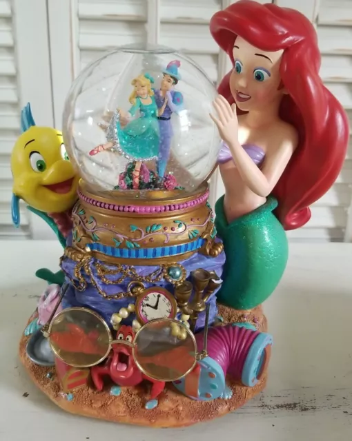 Disney Under The Sea Ariel Little Mermaid Musical Snowglobe