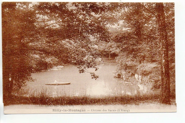 RILLY LA MONTAGNE - Marne - CPA 51 - Etang du Chateau des Rozais ( Pommery )