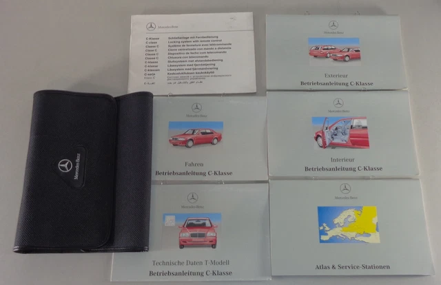 BOARD FOLDER + operating instructions Mercedes C-Class W202 T-model ...