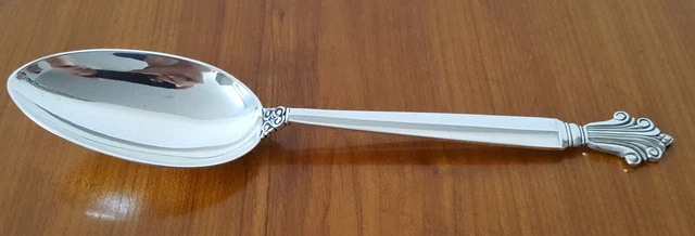 Vintage Georg Jensen Menülöffel, Silber 830, Design: ACANTHUS, datiert 1926