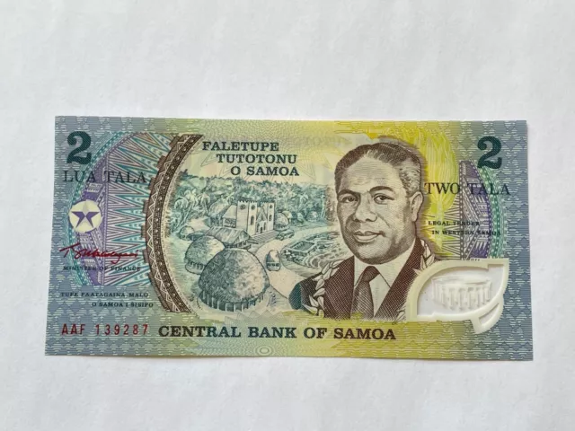Ticket Bank Centrale - Samoa 2 Tala (10-12/1)